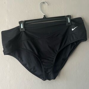 Nike Black Mid Rise Bikini Bottoms Size XXL